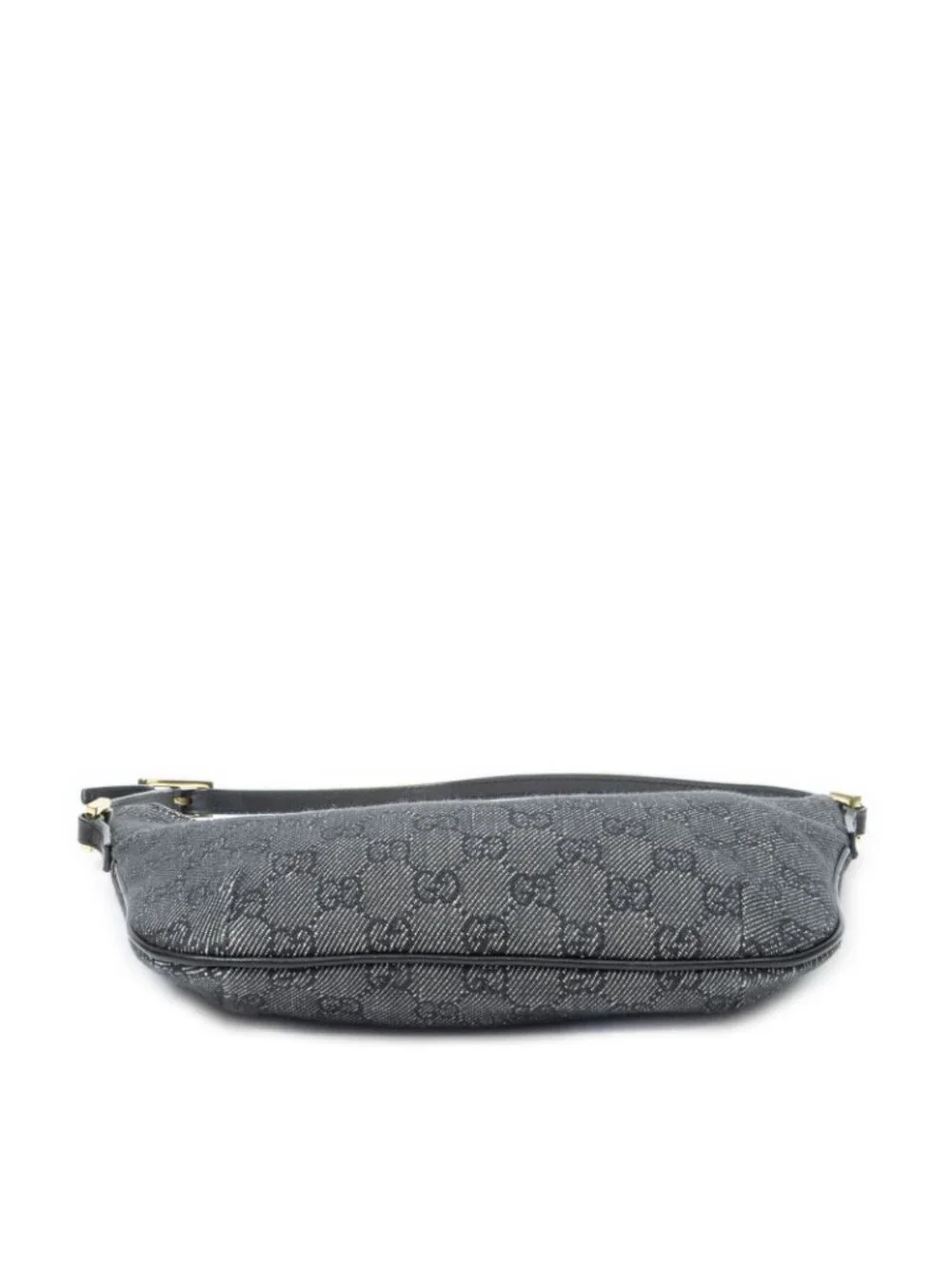 Gucci Pochette Hobo Black GG Denim Canvas